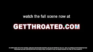 Hot Brunette Lana Bends Over